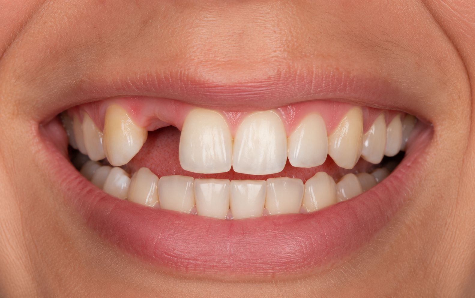 Antes do implante dentário